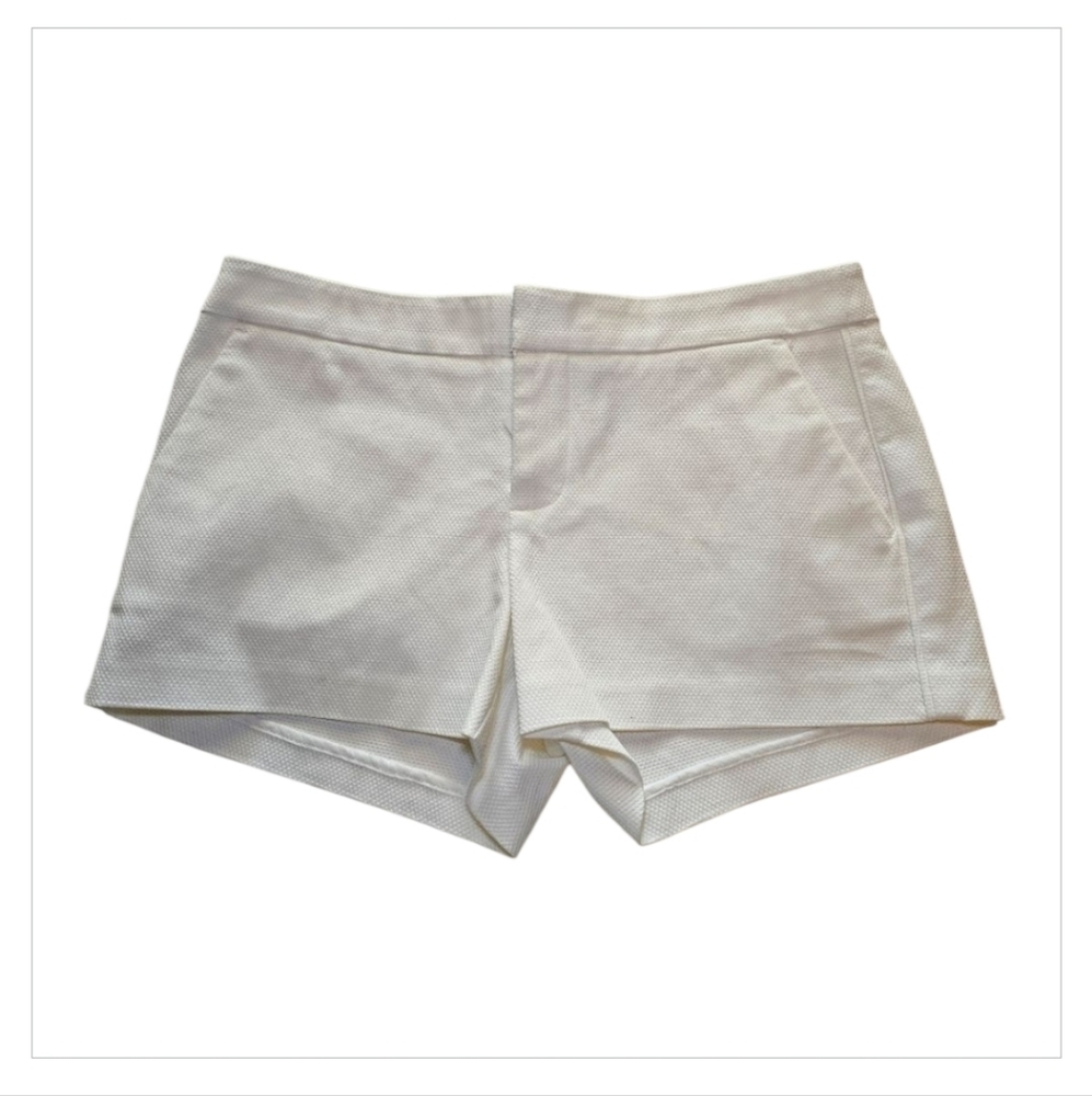 NWT Joie Darina Cotton Pique White Shorts Sz 0